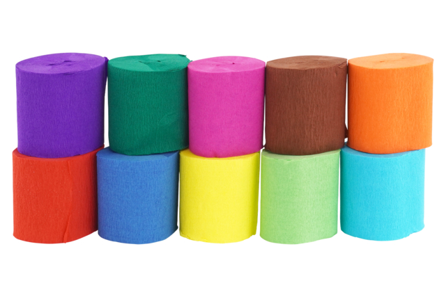 rollo cinta papel crepé - Papier crépon - 10doigts.fr