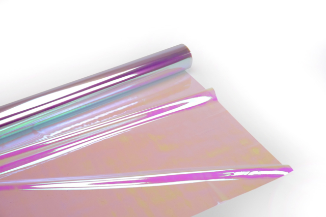Iridescent Transparent Plastic Film - 2 - Wrapping Paper - 10doigts.com - Papiers cadeaux - 10doigts.fr