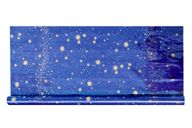 Starry Sky Gift Wrap - 2 - Metallic, Glitter Paper - 10doigts.com - Papier métallisé, pailleté - 10doigts.fr