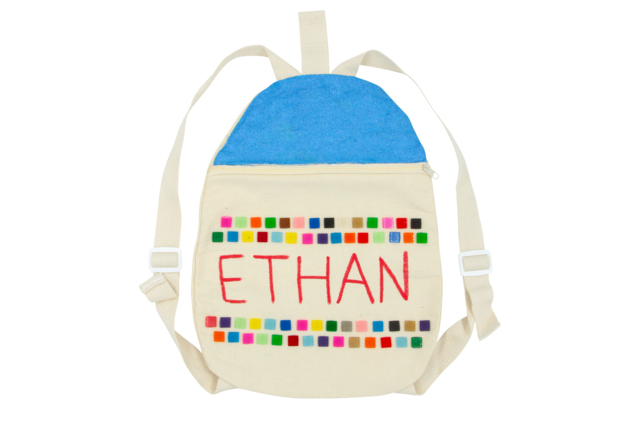 My First Cotton Backpack - 24 x 32 cm - 2 - Cotton, Linen - Textiles - 10doigts.com - Coton, lin - Textiles - 10doigts.fr