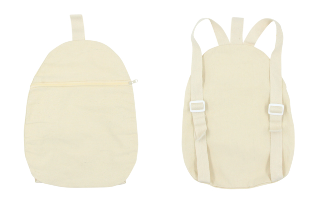 My First Cotton Backpack - 24 x 32 cm - 3 - Cotton, Linen - Textiles - 10doigts.com - Coton, lin - Textiles - 10doigts.fr