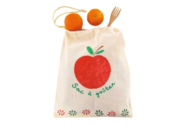 Large Cotton Drawstring Bag - 35 x 25 cm - 6 - Cotton, Linen - Textiles - 10doigts.com - Coton, lin - Textiles - 10doigts.fr