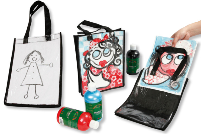 Customizable Bag - 30 cm - 5 - Fabric Bags and Pouches - 10doigts.com - Sacs et trousses en tissu à personnaliser : vos supports de création textile - 10doigts.fr