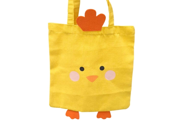 Chick Tote Bag - 2 - Easter Baskets - 10doigts.com - Paniers de Pâques - 10doigts.fr