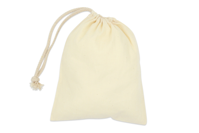 Small Cotton Drawstring Bag - 1 - Cotton, Linen - Textiles - 10doigts.com - Coton, lin - Textiles - 10doigts.fr