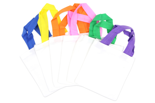 White Fabric Bags 15 cm - 24 pcs - 2 - Cotton, Linen - Textiles - 10doigts.com - Coton, lin - Textiles - 10doigts.fr
