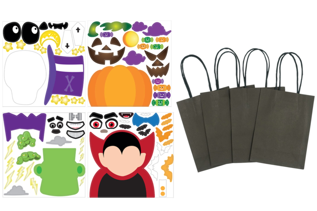 bolsitas de dulces personajes de Halloween - Sacs à bonbons Halloween - 10doigts.fr