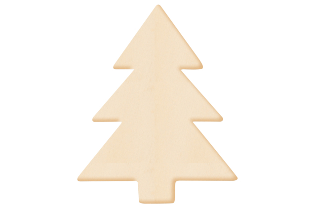 Natural Wooden Pine Tree - 1 - Christmas Wooden Objects - 10doigts.com - Décorations de Noël en bois - 10doigts.fr