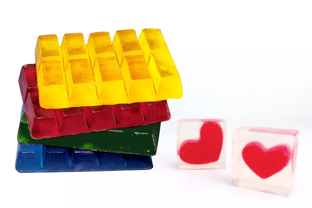 Scented and Coloured Soaps - 250 g - 1 - Soap Bases - 10doigts.com - Bases de savon - 10doigts.fr