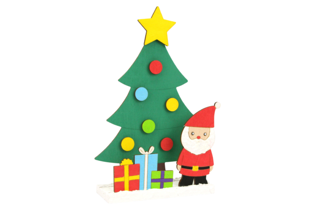 Wooden Christmas Scenes to Assemble - 6 Pieces - 1 - Christmas Wooden Objects - 10doigts.com - Décorations de Noël en bois - 10doigts.fr