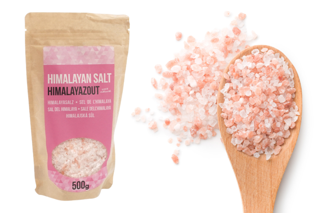 Himalayan Pink Salt - 500 g - 1 - Waxes and Cosmetics - 10doigts.com - Cires et cosmétiques - 10doigts.fr