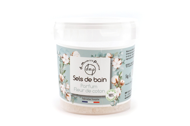 Cotton Flower Bath Salts - 1 kg - 1 - Waxes and Cosmetics - 10doigts.com - Cires et cosmétiques - 10doigts.fr