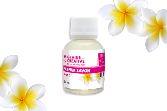 Monoi Soap Fragrance - 1 - Colorants and Fragrances - 10doigts.com - Colorants et senteurs - 10doigts.fr