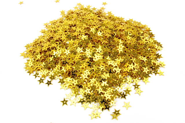 Gold and Silver Star Sequins - 16,000 pcs - 2 - Sequins - 10doigts.com - Sequins - 10doigts.fr