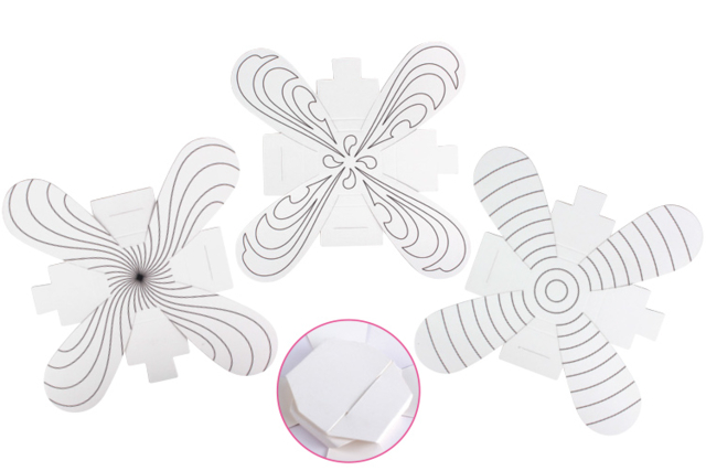 Coloring Boomerangs - 3 Pieces - 3 - Coloring Supports - 10doigts.com - Supports de coloriages originaux pour enfants - 10doigts.fr