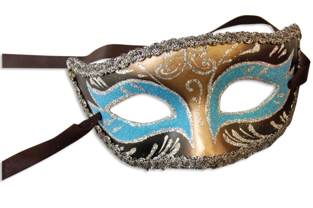 Rigid Venetian Masks - 12 Pieces - 7 - Carnival Masks - 10doigts.com - Masques de Carnaval à décorer, à colorier ou à gratter pour les enfants - 10doigts.fr