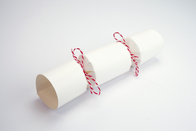 Set de 30 crackers de Navidad en cartón grueso blanco a personalizar - Papiers cadeaux et sacs à décorer - 10doigts.fr