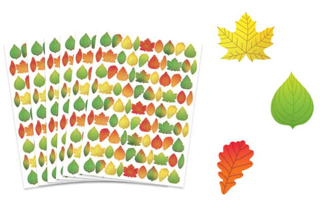 Leaf Stickers - 510 pcs - 6 - Season Stickers - 10doigts.com - Gommettes saisons : des autocollants pour toute l’année - 10doigts.fr