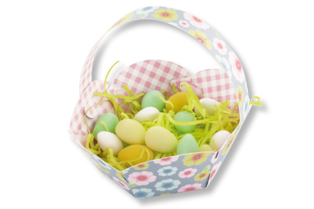 Flower Baskets to Assemble - 6 pcs - 2 - Easter Baskets - 10doigts.com - Paniers de Pâques - 10doigts.fr