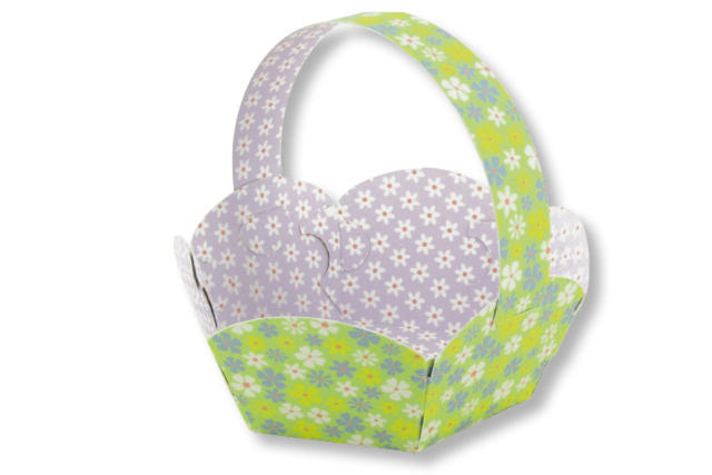 Flower Baskets to Assemble - 6 pcs - 5 - Easter Baskets - 10doigts.com - Paniers de Pâques - 10doigts.fr