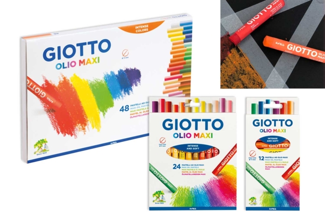set de pasteles al óleo giotto - Pastels et fusains : l'art de la couleur et du contraste - 10doigts.fr