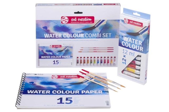 Set principiante acuarelas - Couleurs aquarelle - 10doigts.fr