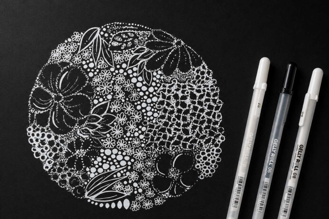 Set de Sakura Gelly Roll - Feutres calibrés et fineliners pour le dessin de précision - 10doigts.fr