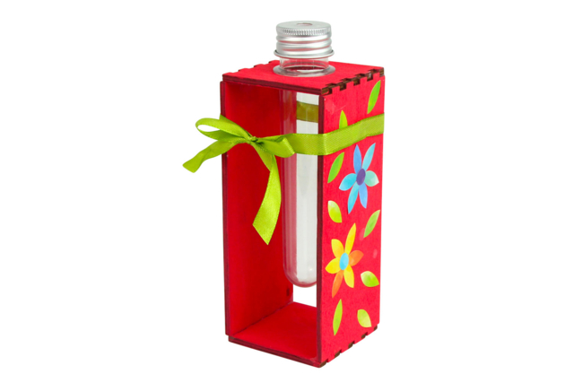 Personalized Wooden Bud Vase - 6 - Home Decor - 10doigts.com - Home Déco - 10doigts.fr
