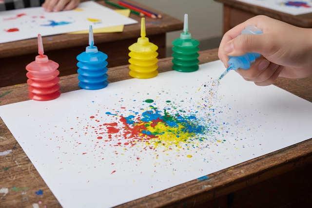 Spray Blowers - 5 Pieces - 2 - Painting Accessories - 10doigts.com - Accessoires de peintures - 10doigts.fr