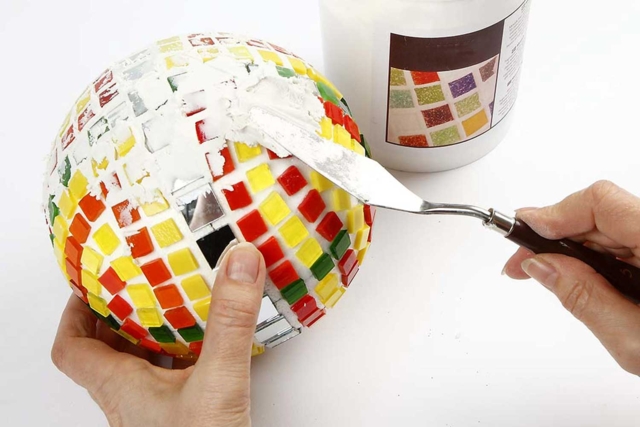 espátula mosaico - Spatules et couteaux - 10doigts.fr