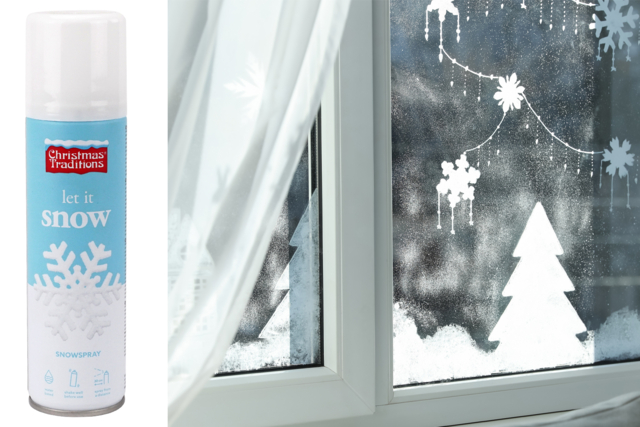 Snow Spray 150 ml - 1 - Christmas Window Decorations - 10doigts.com - Décors de fenêtres de Noël - 10doigts.fr