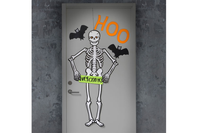 esqueleto decoración halloween - Kits créatifs Halloween - 10doigts.fr
