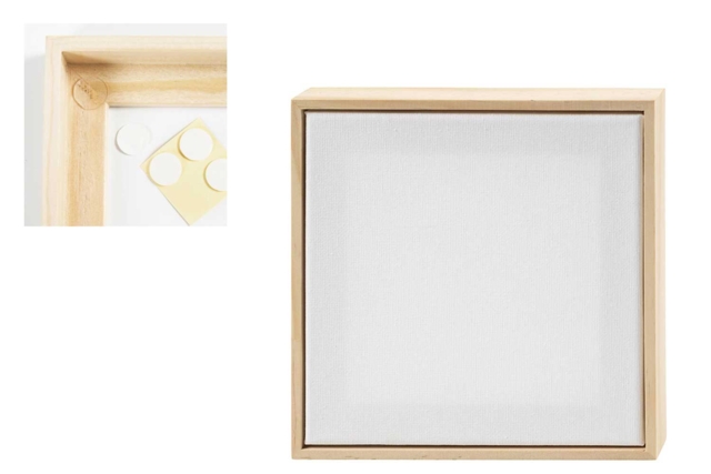 Canvas panel with frame - 15.8 x 15.8 cm - Châssis et Cartons toilés - 10doigts.fr