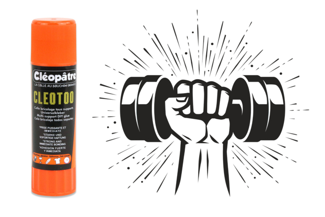 Extra Strong Multi-Material Glue Stick - 1 - Strong Glues - 10doigts.com - Colles fortes - 10doigts.fr