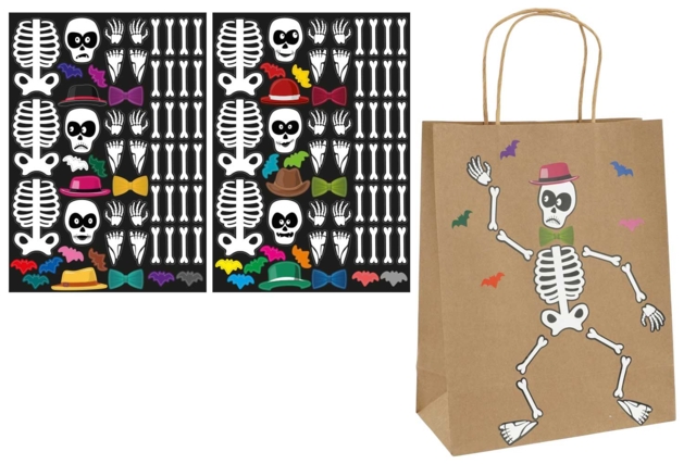 Skeleton Stickers - 2 - Halloween Stickers - 10doigts.com - Gommettes Halloween - 10doigts.fr