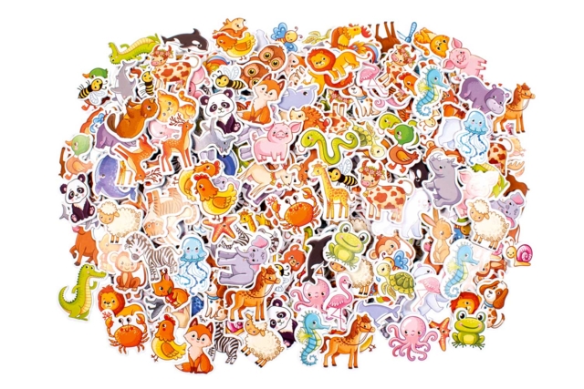 Cute Animal Stickers - 500 pcs - 1 - Animal Stickers - 10doigts.com - Des gommettes animaux pour créer et apprendre dès la maternelle - 10doigts.fr