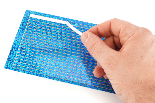 Holographic Adhesive Strips - 133 pcs - 2 - Colored Adhesives and Masking Tape - 10doigts.com - Strass autocollants - 10doigts.fr