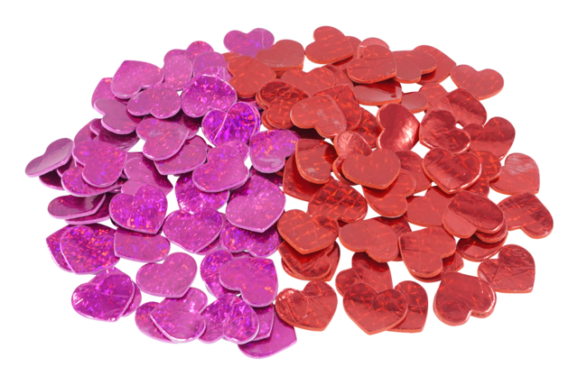 Holographic Heart Stickers - 130 pcs - 1 - Heart Stickers - 10doigts.com - Gommettes cœur : des cœurs adhésifs pour vos activités créatives - 10doigts.fr