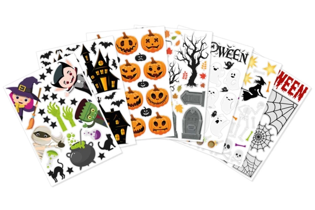 Pegatinas de Halloween vitrostáticas - Kits créatifs Halloween - 10doigts.fr