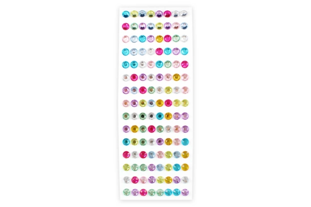 Adhesive Rhinestones Strip Ø 1 cm - 120 Pieces - 5 - Sticker rhinestones - 10doigts.com - Strass autocollants - 10doigts.fr