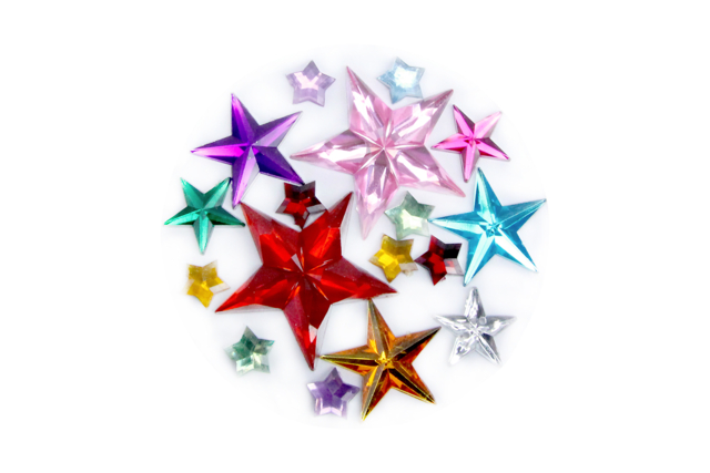 Star Rhinestones - 200 pcs - 2 - Rhinestones - 10doigts.com - Strass : apportez de l'éclat à toutes vos créations - 10doigts.fr