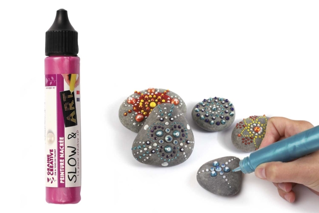 3D Paint Pens - Pearlescent Colors - 1 - 3D Paint - 10doigts.com - Peinture relief 3D pour des effets de matière et des créations en volume - 10doigts.fr