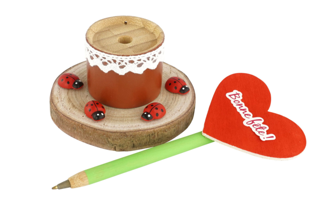 bolígrafo regalo día de la madre - Objets en bois à décorer pour le bureau - 10doigts.fr