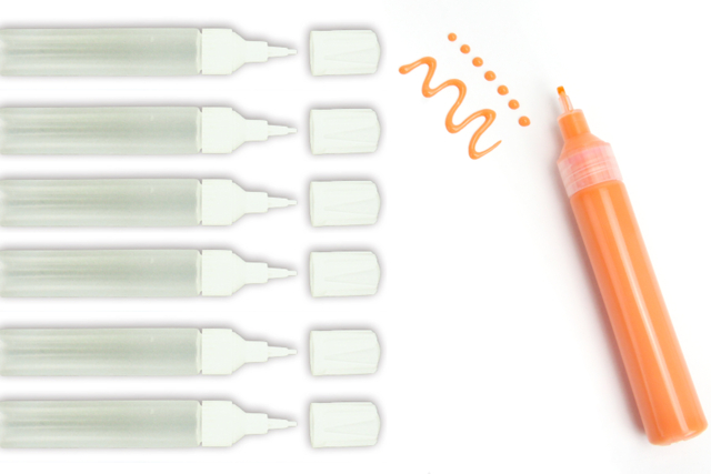 Paint or Glue Filling Pens - 1 - Adhesive Accessories - 10doigts.com - Accessoires de collage et outils pour vernis-collage - 10doigts.fr