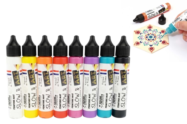 3D Paint Pens - Opaque Colors - 1 - 3D Paint - 10doigts.com - Peinture relief 3D pour des effets de matière et des créations en volume - 10doigts.fr