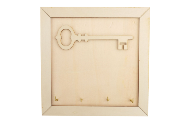 Soporte de pared para llaves de madera para decorar - Porte-clés et range-clés pour Papa : une idée de cadeau personnalisé - 10doigts.fr