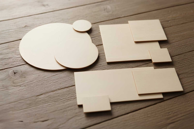 Natural Wood Trays - 1 - Wooden Shapes - 10doigts.com - Formes en bois à décorer - 10doigts.fr
