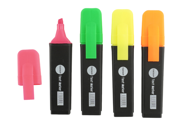 Fluorescent Highlighters - 4 Colors - 3 - Bullet Journal, Planner - 10doigts.com - Bullet Journal, Planner - 10doigts.fr