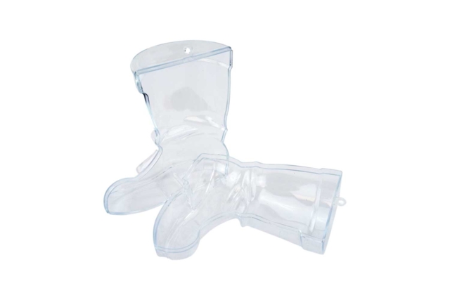 Transparent Plastic Boots - 10 Pieces - 4 - Fillable Shapes - Plastic - 10doigts.com - Formes à garnir - Plastique - 10doigts.fr