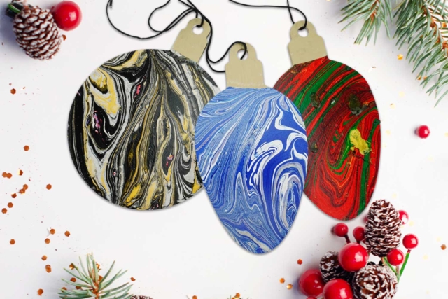 Wooden Christmas Ornaments - 50 Pieces - 3 - Christmas Wooden Objects - 10doigts.com - Décorations de Noël en bois - 10doigts.fr